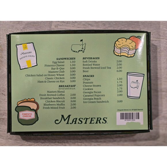 Masters Golf Balls Concession Themed 4-Pack Set 2025 Titleist Pro V1 Collectible - Picture 6 of 6
